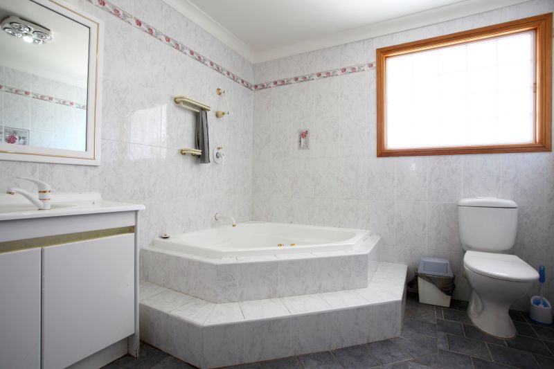 Spacious Bathroom Featuring Bathtub